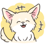 毎日使えるチワワのスタンプ