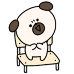 シュールなミニパグ