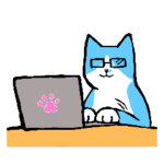 気のやさしい猫さんのスタンプ②