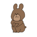 ゆるくて素朴な動物たちのスタンプ