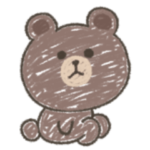 ゆるい落書き☆シュールなミニブラウン