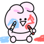 ちょっと疲れたシュールなミニうさぎ