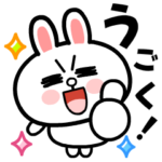 動く！コニー＆サリーかわいいスタンプ