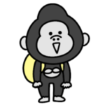 シュールなゴリラ