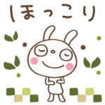 お抹茶☆ふんわかウサギ