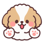 動く！ふわふわシーズー