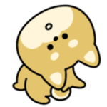 やる気が出ないシュールなミニ柴犬