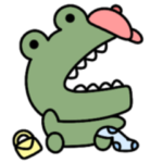 褒めまくる♡シュールなミニわに