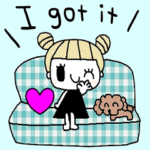 nenerinシンプル日常会話スタンプ356英語