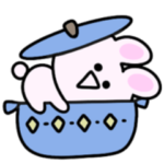 北欧風♡ゆる敬語☆シュールなミニうさぎ