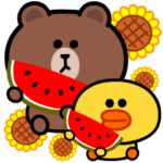 飛び出す！ブラウン＆フレンズ夏のでか文字