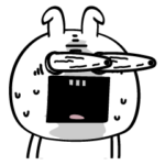 ピタうさぎ敬語シンプルスタンプ