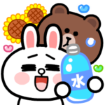 動く！ブラウン＆フレンズ夏のでか文字