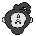 今日も元気！シュールなミニゴリラ