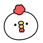 ふざけて動くシュールなミニにわとり