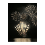 北海道の花火スタンプ