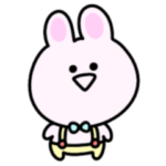 おめかし♡シュールなミニうさぎ