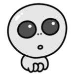 シュールなミニ宇宙人