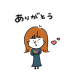 ワンピースを着た女の子。1