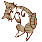 キジ白ネコちゃんの気持ちと挨拶！