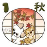 仲良しワンコ 1 『秋』