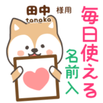 田中様専用★毎日使える柴犬!お名前入り