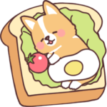 まるまるコーギー4 パンとコーギー