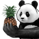 動く面白いパンダ