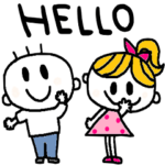 nenerinシンプル日常会話スタンプ486英語