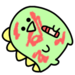 ダジャレで気を引きたい♡ミニ恐竜