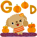 絵本みたいな＊動く＊秋のトイプースタンプ