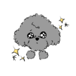 シルバートイプードルの日常スタンプ