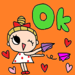 nenerinシンプル日常会話スタンプ536英語