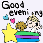 nenerinシンプル日常会話スタンプ611英語