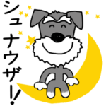 愛犬家の毎日スタンプ＊シュナウザー