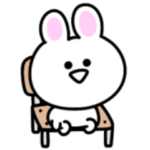 一生やる気が出ない。ミニ白うさぎ