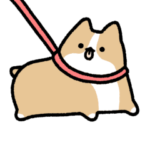 動く！ゆるいコーギーさん