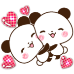 仲良しパンダ