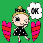 かわいい英語スタンプ310 修正版