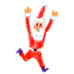 ゆるサンタのスタンプ