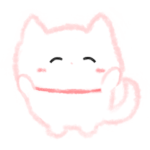 しろくてまるいちんまりふんわりねこ