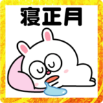 お疲れ気味のお正月（2023年はうさぎ年）