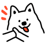 サモエド犬イラスト 2