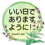 大きな文字のハーブスタイル