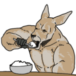 筋肉カンガルー