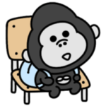 甘えたい♡シュールなミニゴリラ