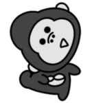 重い愛を伝えてくる♡シュールなミニゴリラ