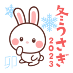 冬うさぎ2023