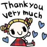 nenerinシンプル日常会話スタンプ762英語