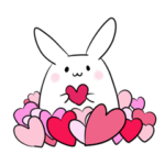 うさぎと栗まんじゅうの日常スタンプ